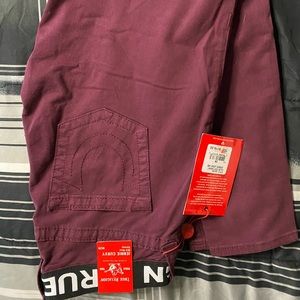 Burgundy True Religion Jeans